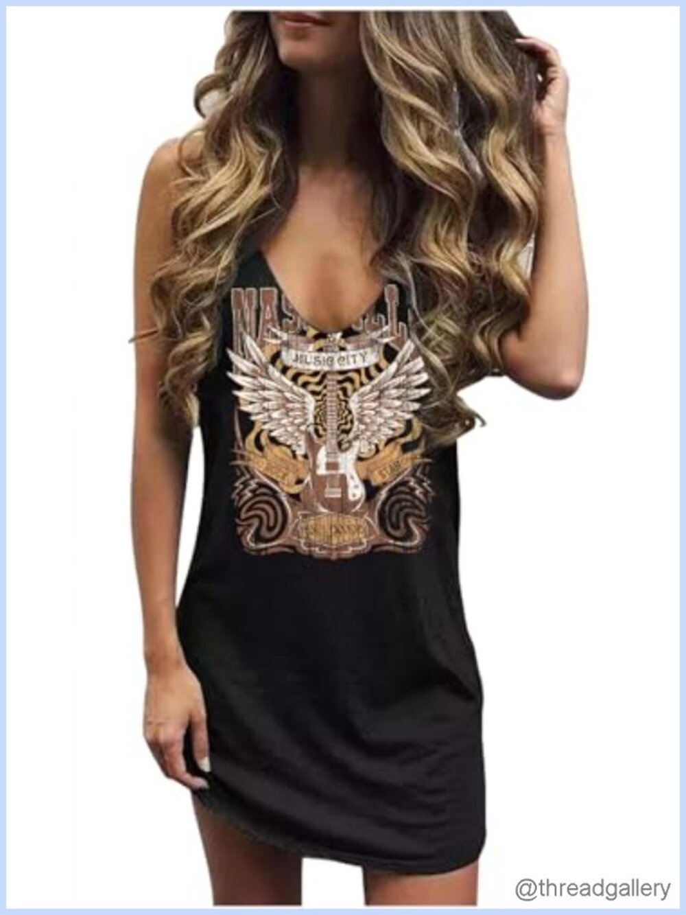 Sleeveless V Neck Mini Tank Dress Summer Beach Casual T Shirt Dress